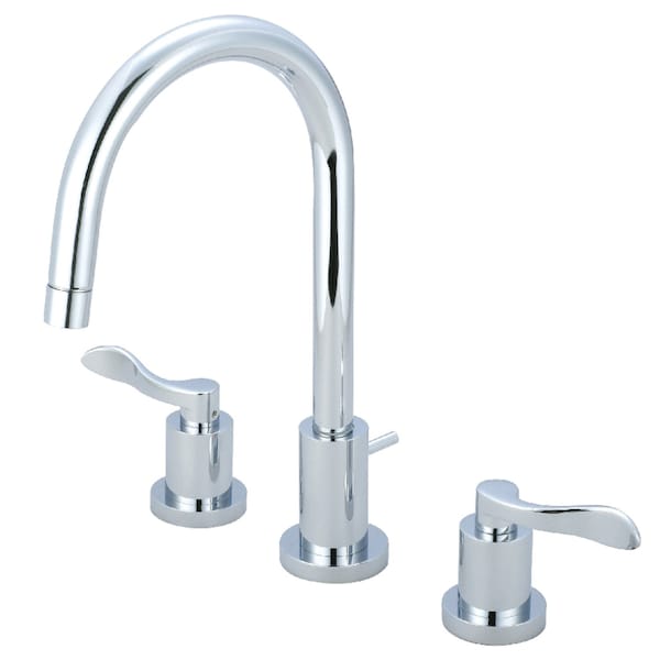 KS8921DFL 8" Widespread Bathroom Faucet, Polished Chrome